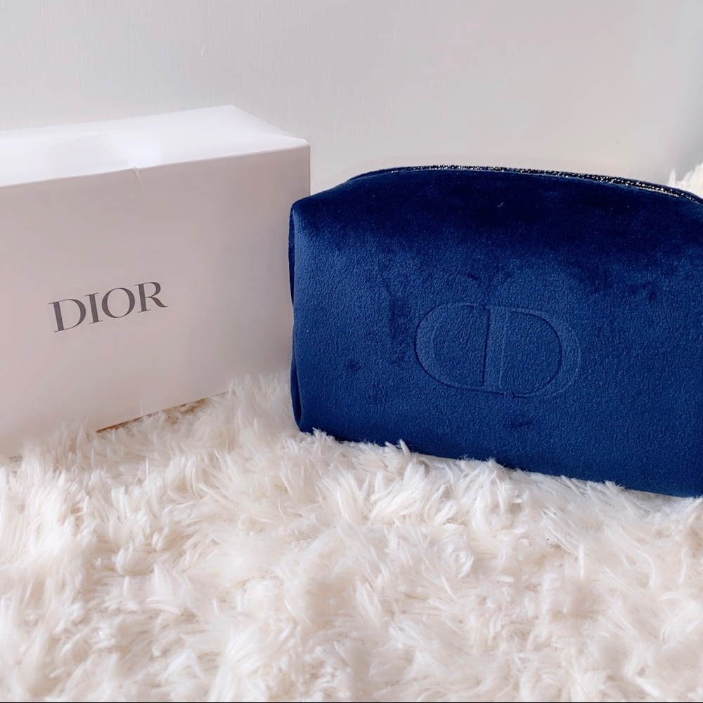 NIB Dior Velvet Makeup Bag